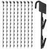 Black Snack Hanging Strips with Clips Display Hanger Clips Display Cabinets Hook Holder Merchandise Strip Snack Sealing Supplies