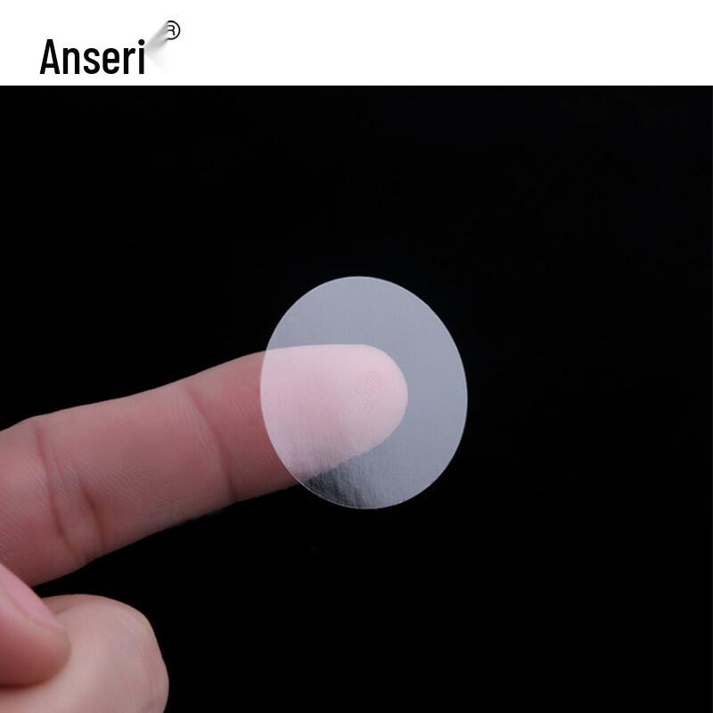 Transparent Round Dot Labels 25mm