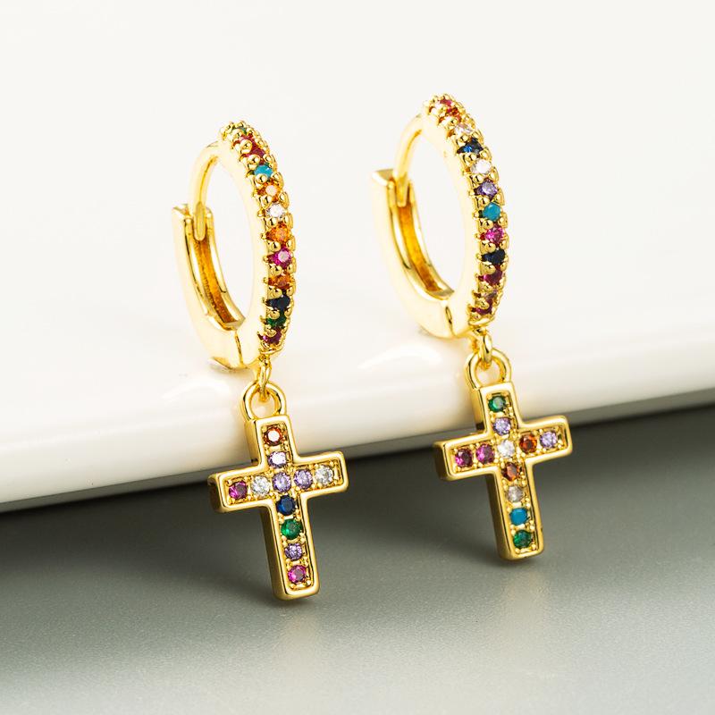 Women's Hoop Earring Bohemian O Shaped Creative Rice Beads Exaggerated Accessories Earrings