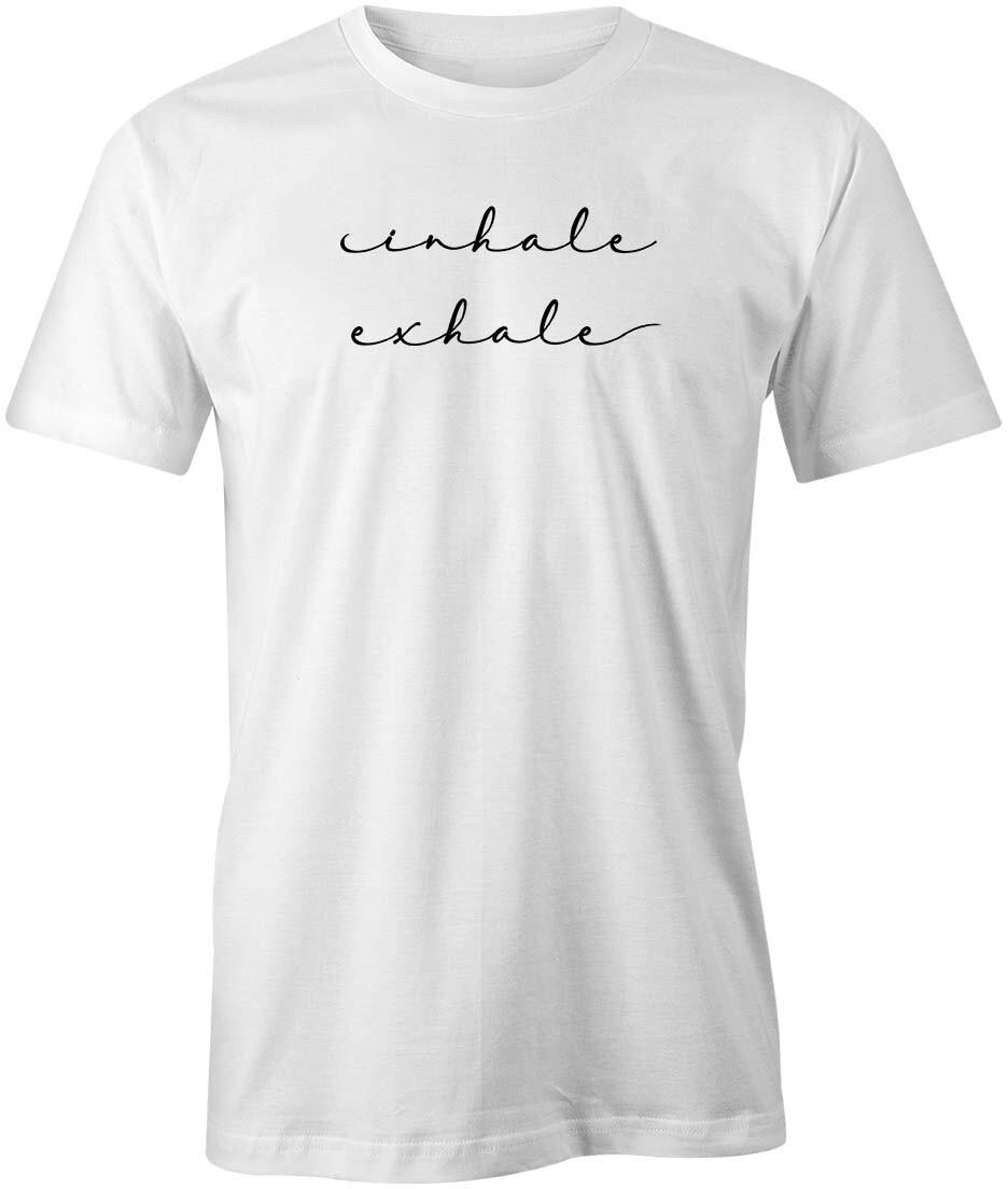 INHALE EXHALE TShirt Tee Short-Sleeved Cotton CLOTHING S1WSA36 S
