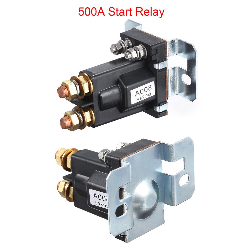 Portable 24V 500A Large Current DC Relay Dual Cells Isolator Forklift Motor Contactor