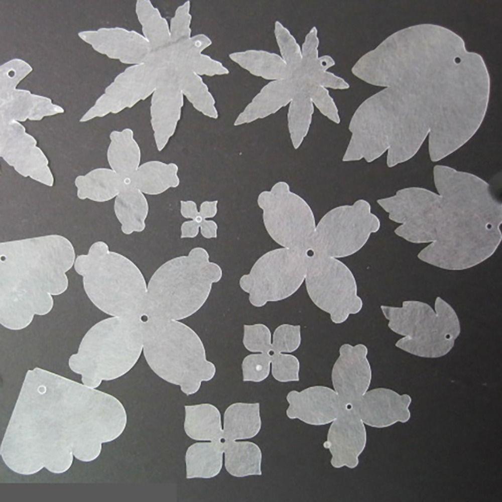 2 Vel Bloemenpatroon Krimpplastic Papier Shrinky Kunstpapier Accessoireset DIY Sieraden
