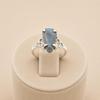Labradorite Coffin Ring In 925 Sterling Silver, Handmade Gothic Flashy Gemstone Ring, Witchy Boho Jewelry for Women