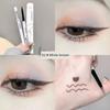 Light Fashion White Eyeliner! Extremely Fine Eyeliner Waterproof Not Smudge Red Brown Down To Beginners