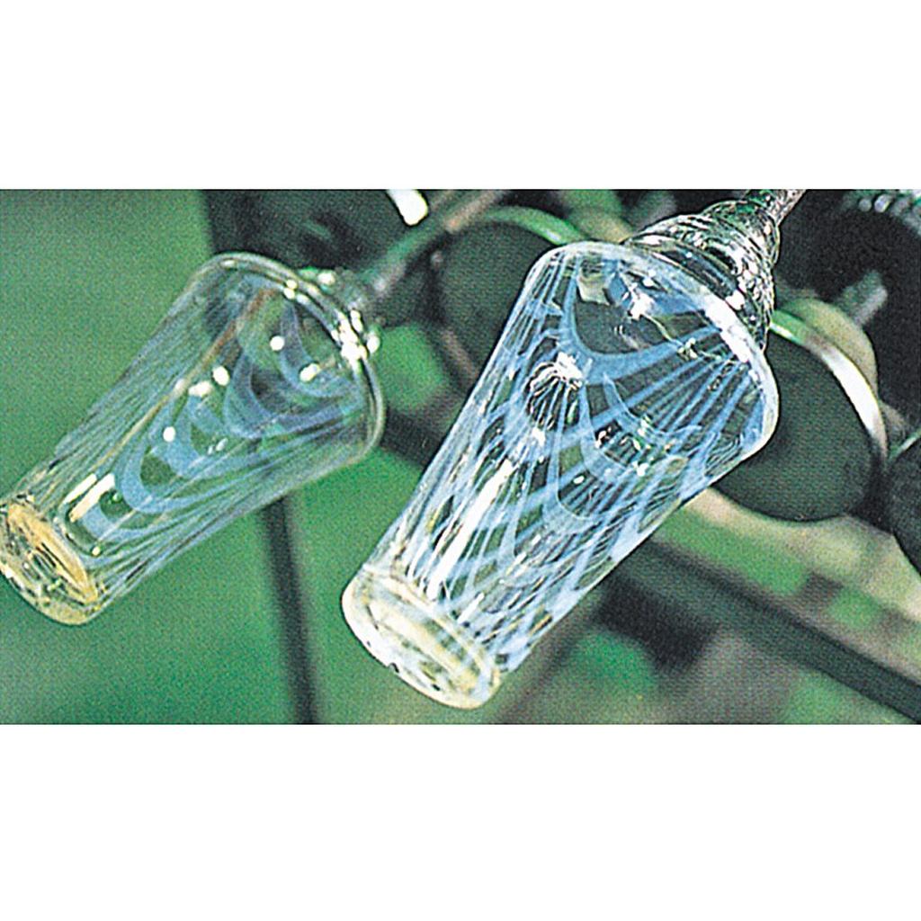 Hirota Glass Carafe, Taisho Roman Glass, Roll-Up Design, 500ml, TR-58