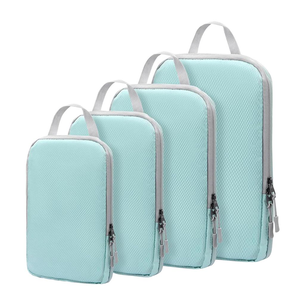 Compression Packing Cubes For Suitcases Travel 4 Set Expandable Travel Bags Organizer For Luggage