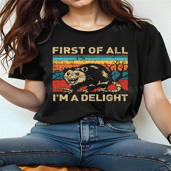 

Spot Women s Summer T-Shirt Printed Fashion Casual Cute Short Sleeve Women s Eye Printed Short Sleeve T-Shirt 5XL чорний