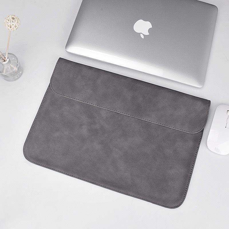 MacBook & Huawei Laptop Protector: 13-15.6 Inch Lambskin Pattern Sleeve
