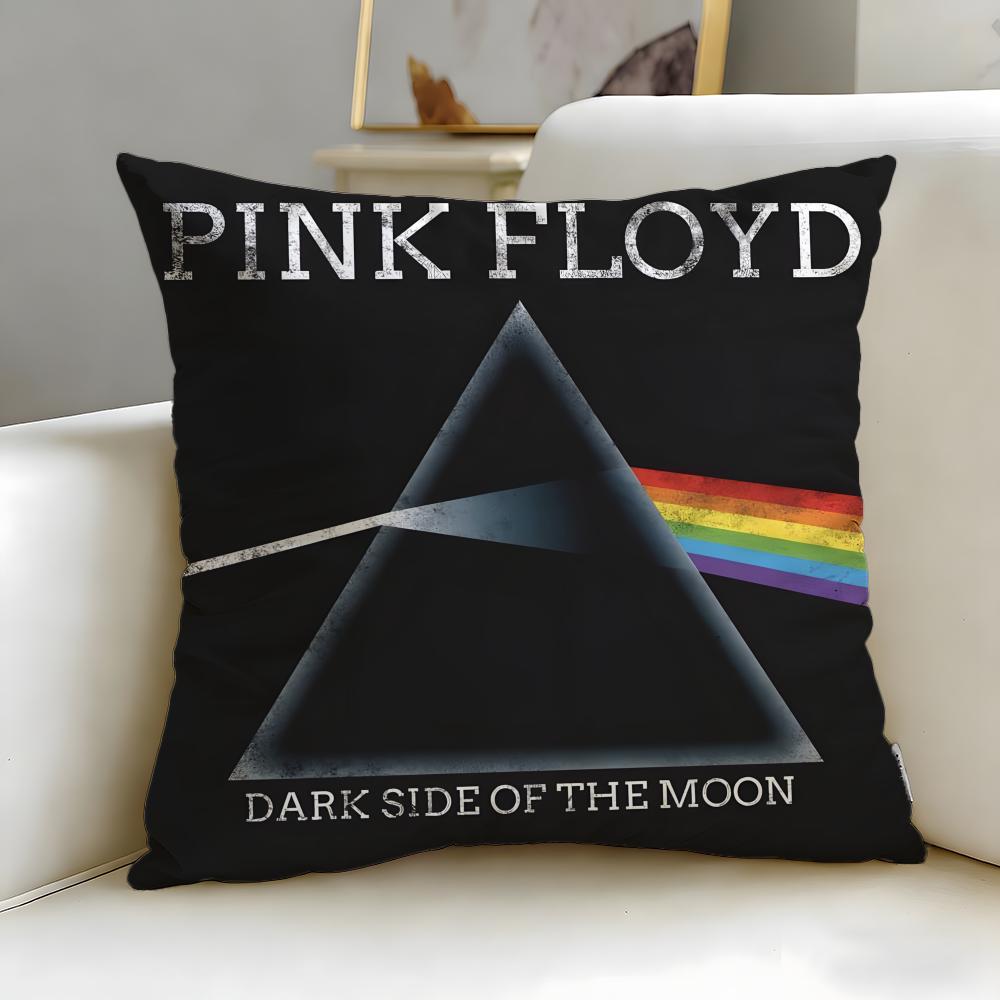 classic band Pink Floyd Cushion Cover Soft  EasyWash Pillow Case  Versatile for Couch Bed Travel and Office