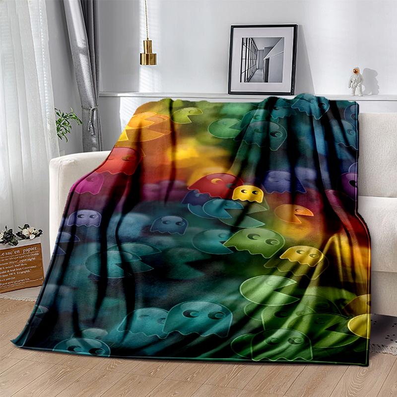 Pixel-Spiel Flanelldecke Weich Warm Ganzjahres-Überwurf, Design für Camping, Autoreisen, Wandern Sofa, Bett, Büro Perfektes Geschenk für Partys