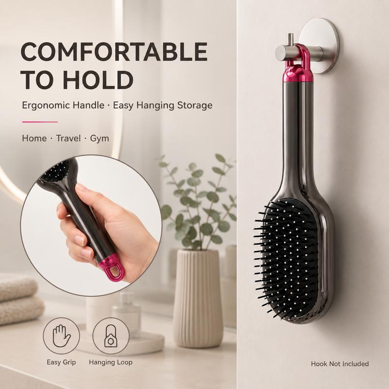 Air Cushion Hair Brush Scalp Massage Comb Anti-static Detangling Hairbrush for Wet Dry Curly Straight Hair Salon Styling Tool