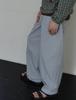 AZENDER Paper Wide String Pants Blue