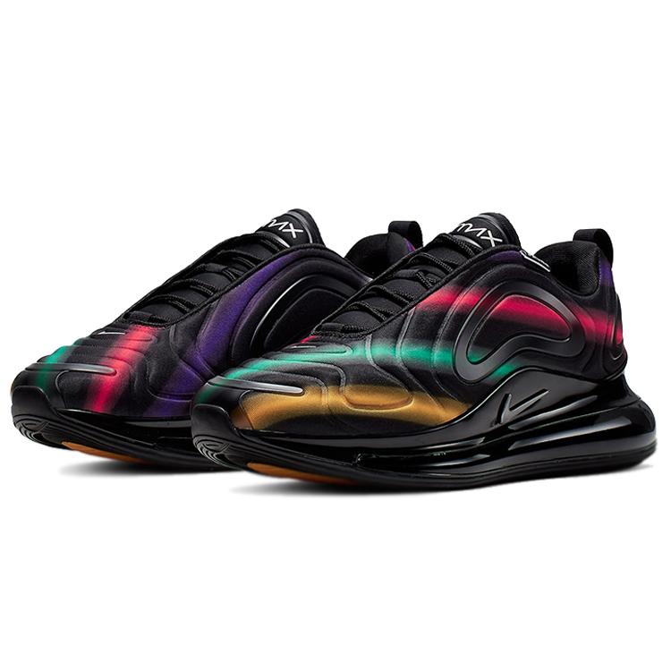 Neuer Nike Air Max 720 Schwarz Neon Streifen AO2924-023