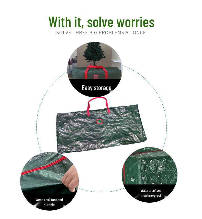Waterproof Christmas Tree Storage Bag for Home & Outdoor Use