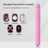 Three-in-One Cat Eye Nail Art Magnet with Butterfly Beads