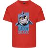 Daddy Shark Funny Fathers Day Unisexs Light Cotton TShirt