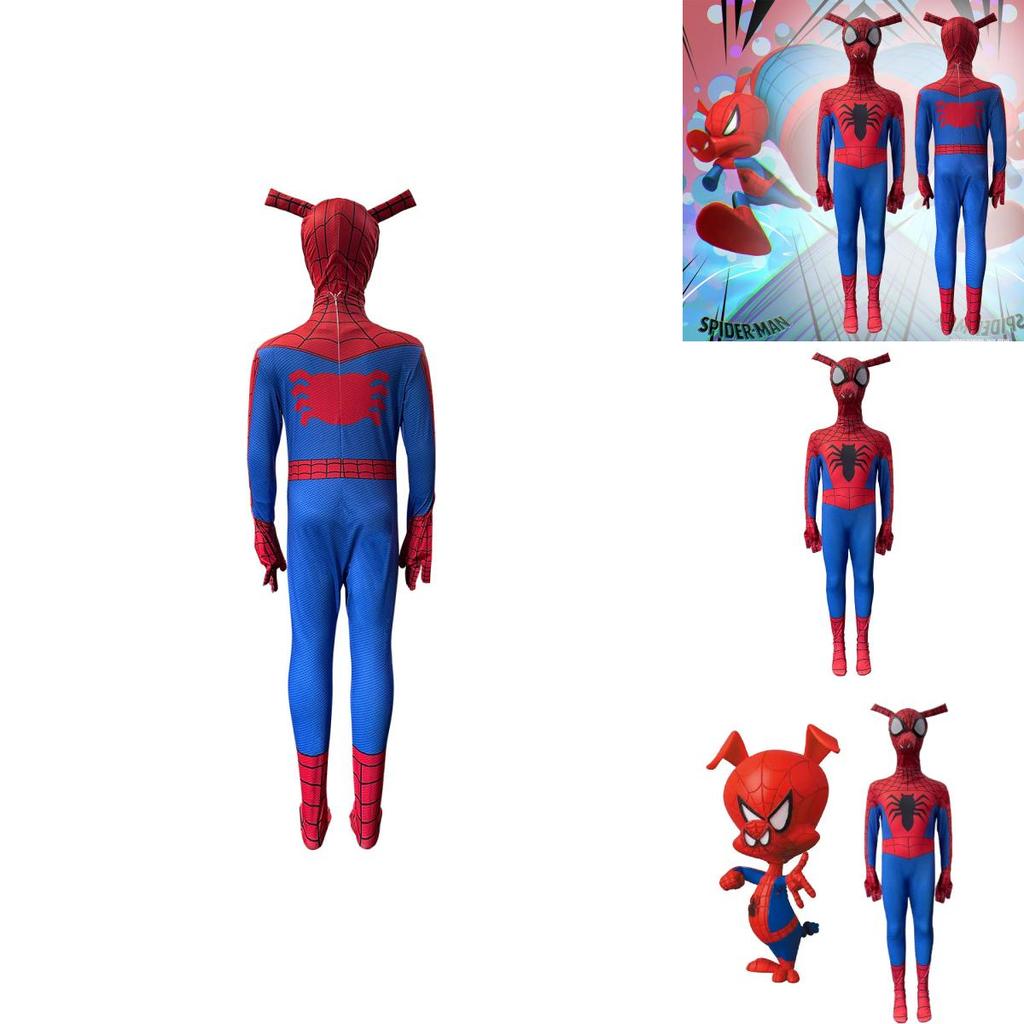 Spider Ham Hero Costume With Polyester Fabric For Cosplay And Halloween