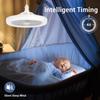 IRALAN Modern Ceiling Fan Light LED Intelligent Color Temperature Change E27 Easy To Install Remote Control Pendant Light