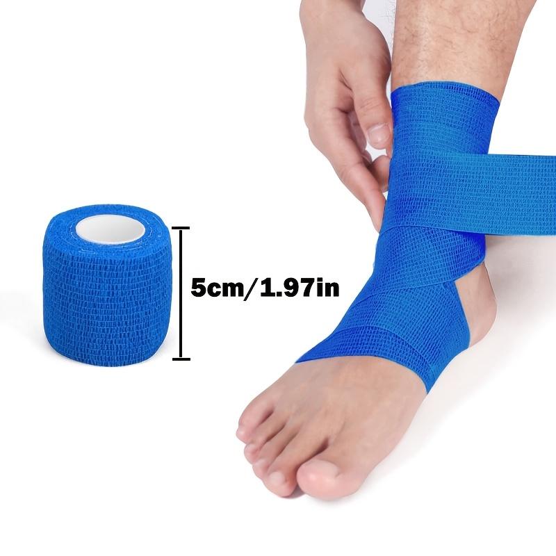 1 st Självhäftande Elastisk Binda Icke-Vävd Sportlinda för Handleder, Fingrar, Armbågar, Knän och Mer Idealisk för Basket och Fitness