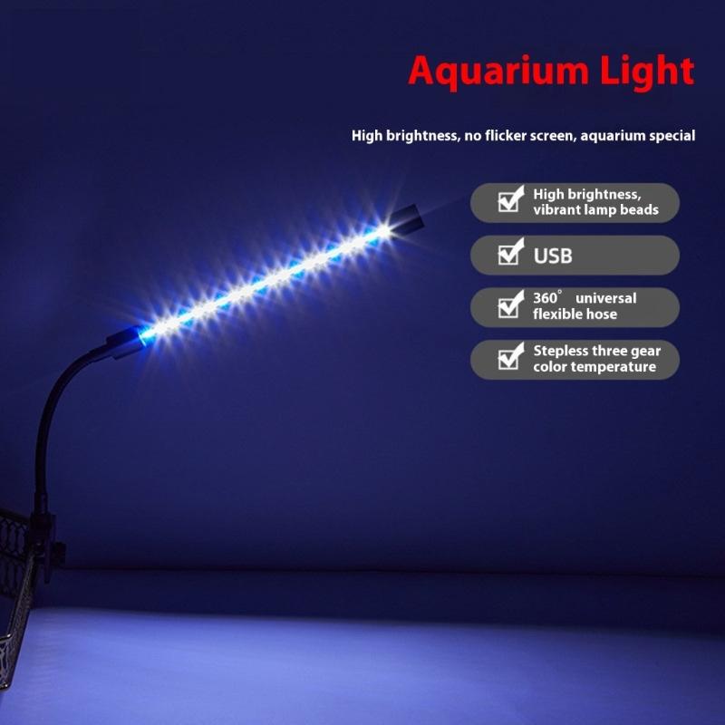 Aquariums Light LED Plant Grow Lamp Waterproof Fish Tank Light Adjustable Color Temperature And Heat Resistant