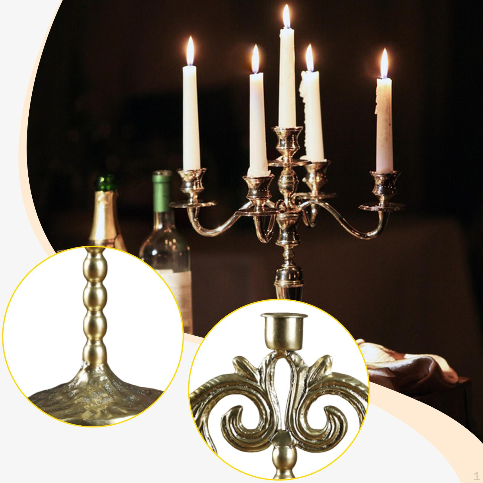 

Candle Holder Stand Candlestick Home Decor for Restaurant Party Style C