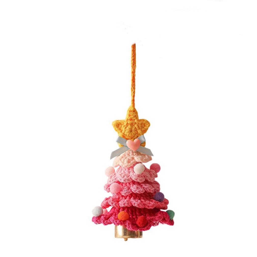 Christmas Tree, Creative Swinging Ornaments, Hand Woven Cotton Yarn Ornaments