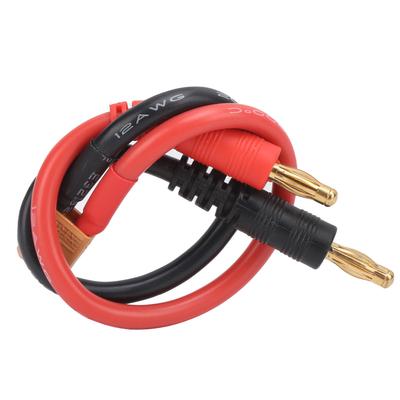 Lithium Battery B6 Charging Cable 4.0mm Banana Plug To XT30 12AWG Silicone Wire 15cm