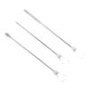 3Pcs Professional Nail Art Stirring Rod Spatula Set Stainless Steel Needle Stick Nail   Tools