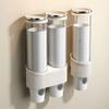 Dustproof Cover Paper Cup Dispenser Wall Mounted Cup Storage Rack  Water Cooler