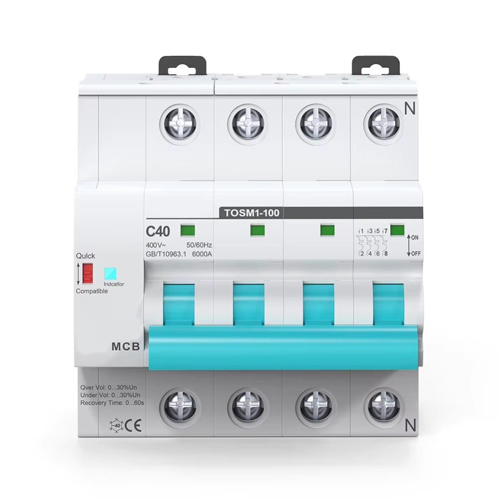 Over Voltage Protection WiFi Intelligent Circuit Breaker Smart Switch  Electrical Circuits