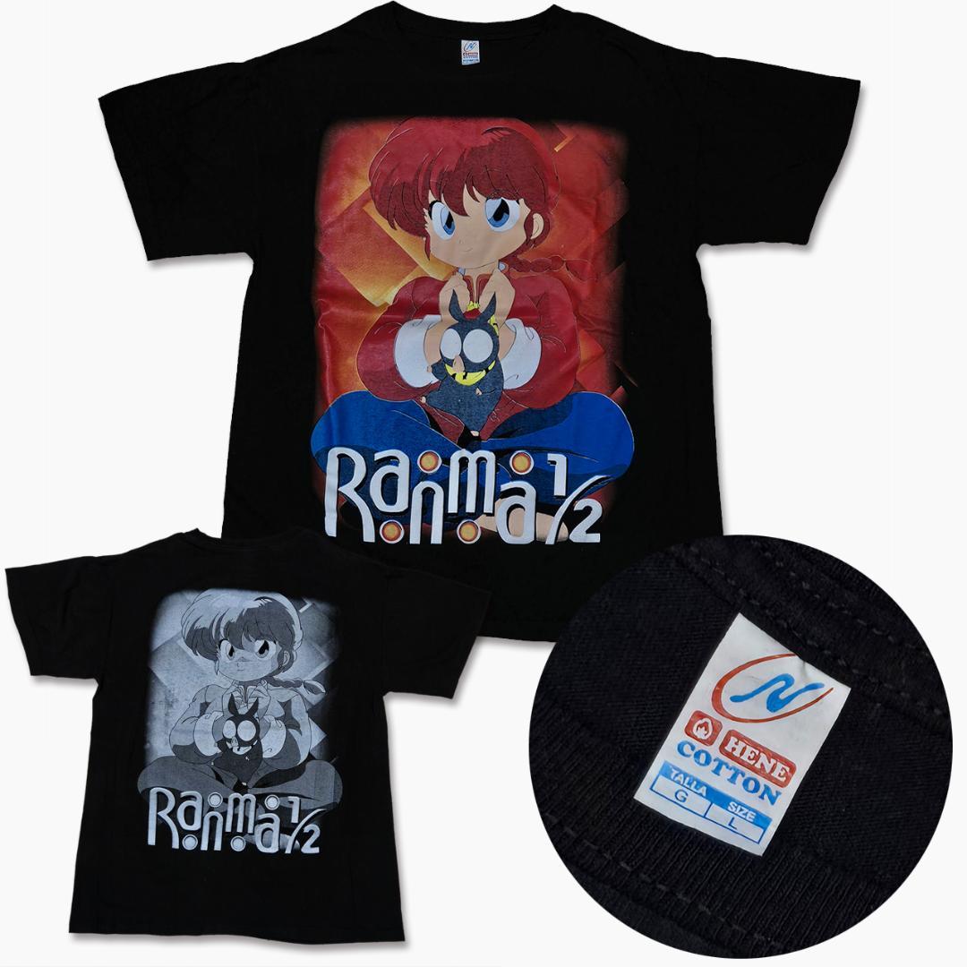 

[USED] Ranma 1/2 Anime T-shirt by Rumiko Takahashi, Silkscreen Print, Mexico, Vintage