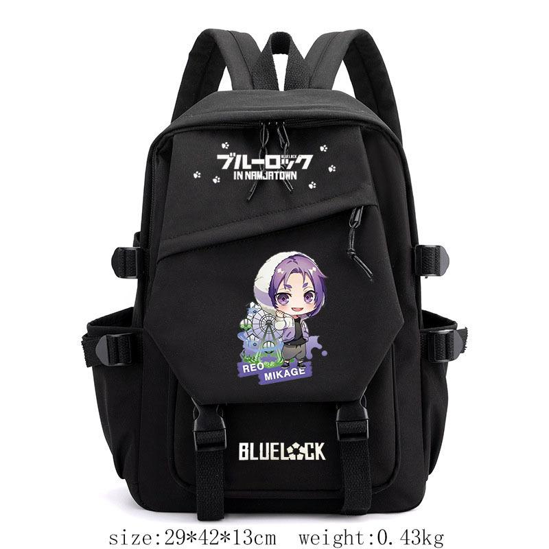 Anime peripheral blue prison ins schoolbag Japanese retro backpack junior high school high school backpack