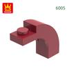 98 Stück/Los 6005 Bogen 1x3x2 Gebogene Oberseite Baustein Moc-Anbauteile Kompatibel mit Ziegel Kinder Spielzeug Geschenkbox