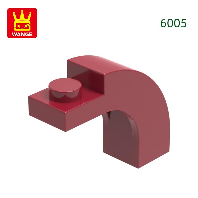 98 Stück/Los 6005 Bogen 1x3x2 Gebogene Oberseite Baustein Moc-Anbauteile Kompatibel mit Ziegel Kinder Spielzeug Geschenkbox