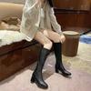 Small Boots for Women But Over the Knee 2025 New Winter Boots Beige Long Tube Thin Boots