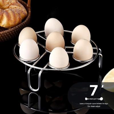 LETGANT Stainless Steel 7-Hole Egg Steaming Rack