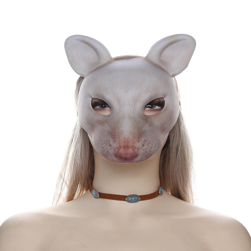 Maus Maske Tierkostüm Requisiten Maskenball Maske für Ostern Halloween Weihnachten Cosplay Party Requisiten Karneval Maske