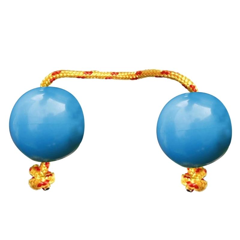 Aslatuas Rhythmic Balls Sets Music Egg Shaker Rattle Double Gourd Drum Balls Set