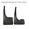 For Ford Ranger T6 T7 Mud Flap Splash Guard Mudguard Fender Mud Flaps Accessories 4pcs 2011 2012 2013 2014 2015 2016 2017 2018