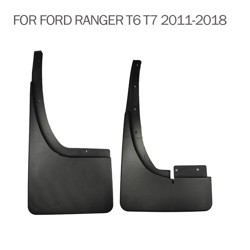 For Ford Ranger T6 T7 Mud Flap Splash Guard Mudguard Fender Mud Flaps Accessories 4pcs 2011 2012 2013 2014 2015 2016 2017 2018