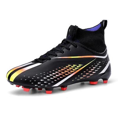 Men's FG/TF Football Boots High-Top Soccer Shoes Kids Anti-Slip Grass Training Soccer Cleats High Quality Boots New Arrival