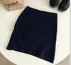 Women's High Waist Cable Knit A-line Skirt: Slimming, Versatile Wool for Autumn/Winter
