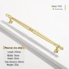 French Modern Gold Zinc Alloy Cabinet Handle