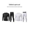 Children's Autumn-Winter Quick-Dry Compression Set: Breathable Long-Sleeve Top & Pants for Men's Sports, Fitness, and Running.
