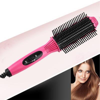 Elektrischer Heizkamm, Haarglätter, Lockenwickler, professioneller Salon, ein Schritt zum Trocknen und Nass, zwei mit einer Haartrocknerbürste