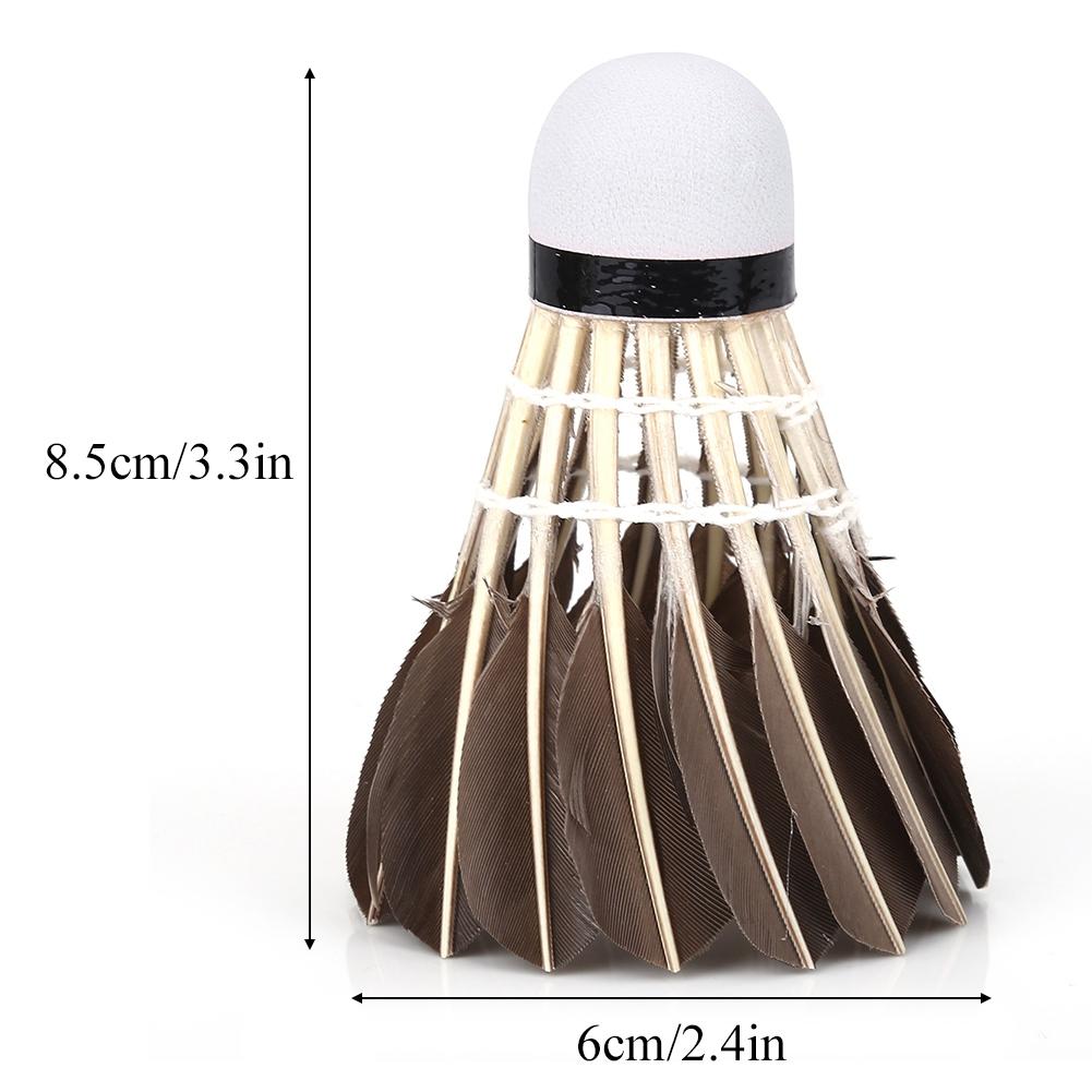 12 Stück Los Langlebige Badmintonbälle Federbälle Outdoor Sport Trainingszubehör