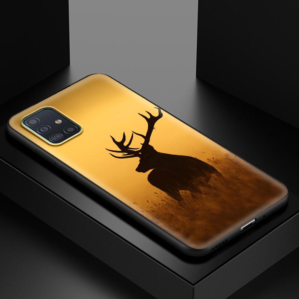 Hirschjagd Camo Handyhülle für Samsung Galaxy A51 A71 A21s A31 A41 M31 A11 M51 A12 M31s A01 A91 M11 A42 A32 5G Cover Capa
