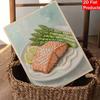 Salmon and Asparagus Food Still Life Pearl and Diamond Painting Art Kit DIY Gemstone Beading Craft Kit Home Wall Decoration
