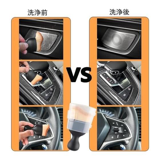 2 Pieces Car Interior Cleaning Car Dust Removal Car Wash Brush Car Dust Removal Car Interior Cleaning Goods Detailing Soft Ventilation Vent Cleaning