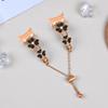 Seamless Metal Strap Heart Clover Bracelet for Samsung Watch 6 Classic/7